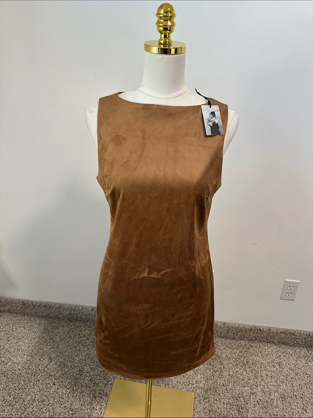 🌴 NWT Sincerely Jules Faux Suede Mini Dress